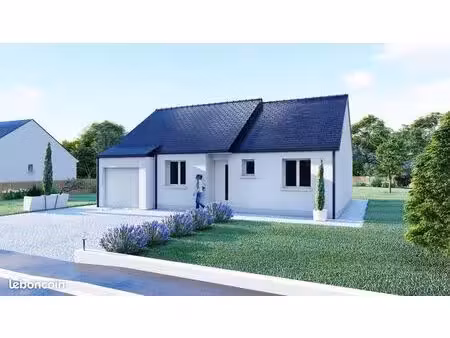 projet de construction d'une maison 71.69 m² avec terrain à soudan (44)
