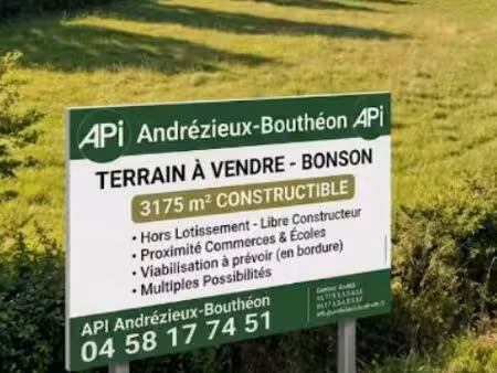 terrain 3 175 m² bonson