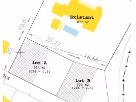 terrain 533m2 libre constructeur basse goulaine