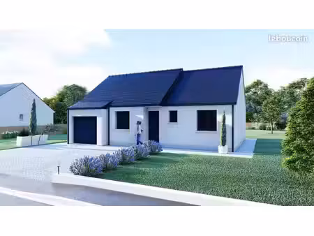 projet de construction d'une maison 71.69 m² avec terrain à fay-de-bretagne (44)
