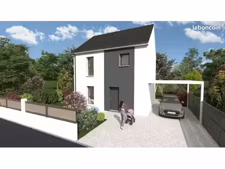 projet de construction d'une maison 80 m² avec terrain à la roche-blanche (44)