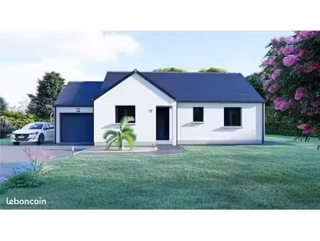 projet de construction d'une maison 71.75 m² avec terrain à treillieres (44)