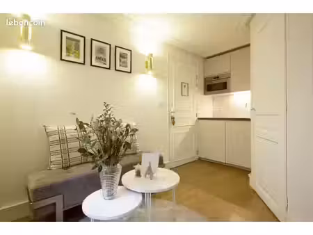 beau t2 meublé de 20 m² carrez (25 m² au sol) en duplex à 300m de la gare saint-jean – rue