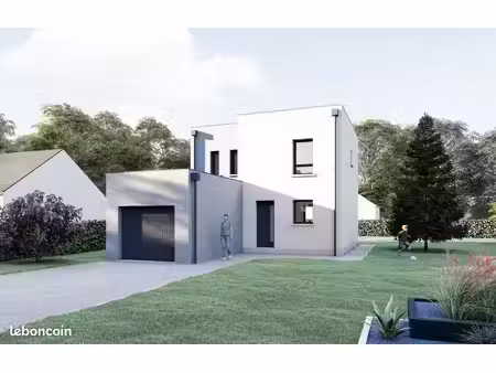 projet de construction d'une maison 92.27 m² avec terrain à jans (44)