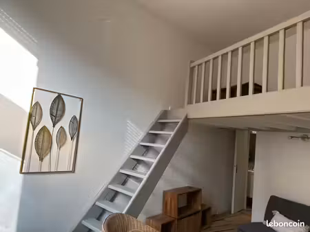 agréable t2 avec mezzanine   entièrement rénovée