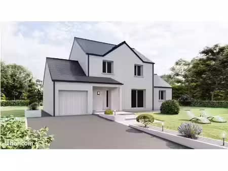 projet de construction d'une maison 108.06 m² avec terrain à joue-sur-erdre (44)