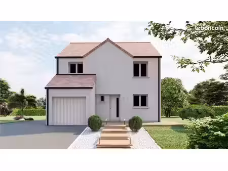 projet de construction d'une maison 98.79 m² avec terrain à la chevroliere (44)