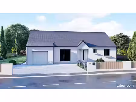 projet de construction d'une maison 86.21 m² avec terrain à saint-mars-du-desert (44)