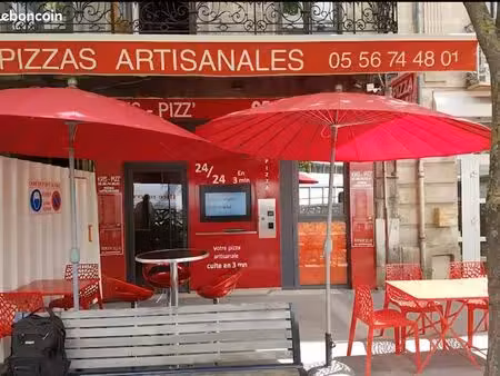 vente fond de commerce pizzeria + distributeur à pizzas