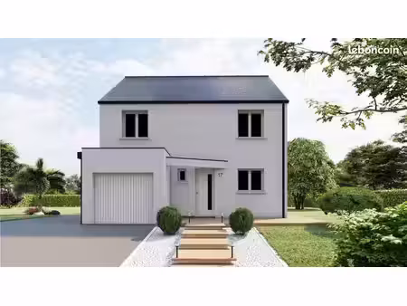 projet de construction d'une maison 99.57 m² avec terrain à carquefou (44)