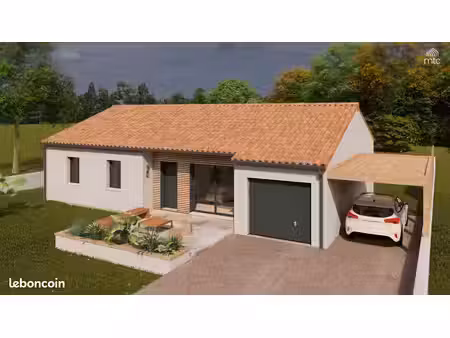 maison 110.87 m² avec terrain à la haie-fouassiere (44)