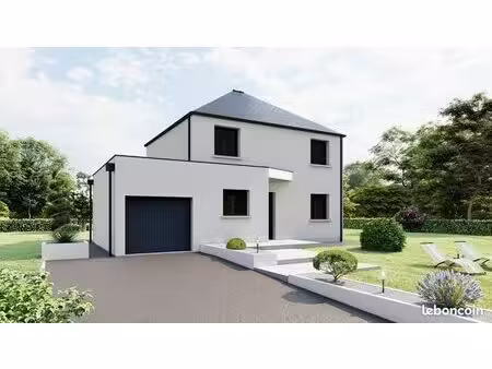 projet de construction d'une maison 93.5 m² avec terrain à sautron (44)