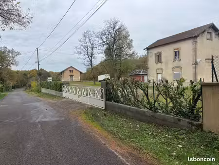 maison avec 5400m2 de terrain plus un entrepôt