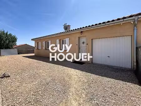 villa de plain pied 3 chs + garage et terrain de 520 m² environ - 69840 julienas