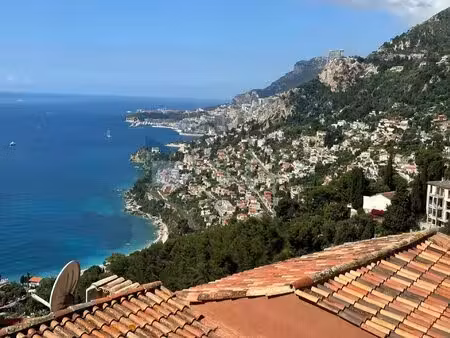 4 pieces-roquebrune village- vue mer