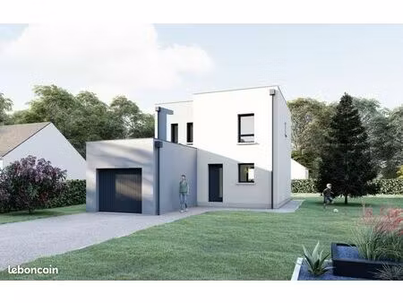 projet de construction d'une maison 92.27 m² avec terrain à orvault (44)