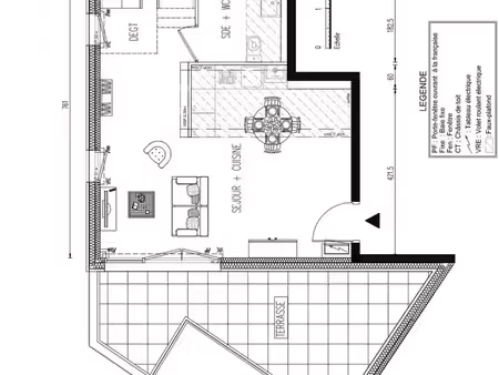 apt t3 dupleix 70 m2 quartier polyclinique atlantique