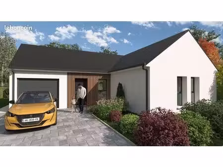 projet de construction d'une maison 80 m² avec terrain à becon-les-granits (49)