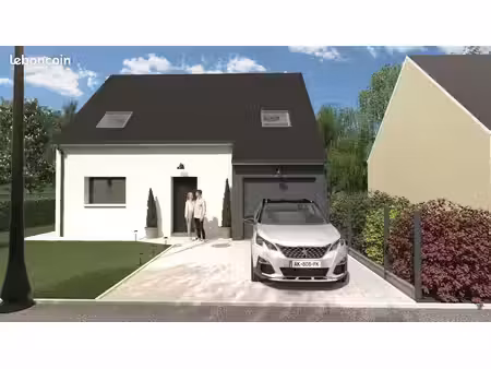 projet de construction d'une maison 89 m² avec terrain à la menitre (49)