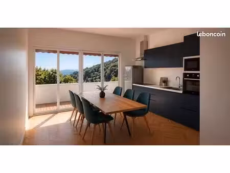 rare : plateau de 110 m² avec 2 parkings  terrasse et vue panoramique – proche chu