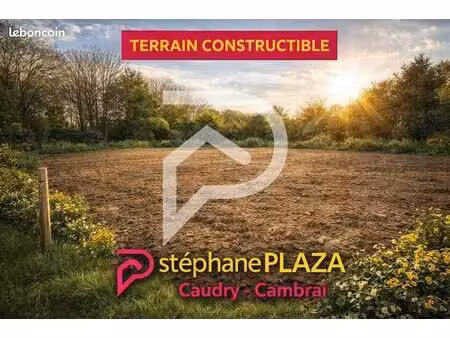 terrain 3 000 m² poix du nord