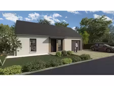 projet de construction d'une maison 80 m² avec terrain à chateau-gontier (53)