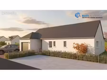 projet de construction d'une maison 107 m² avec terrain à ernee (53)