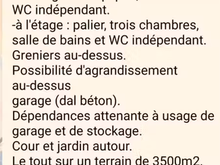 vente maison de campagne