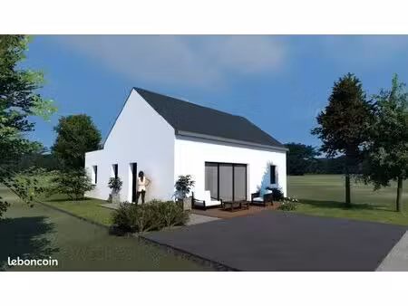 maison 76 m² avec terrain à saint-guyomard (56)