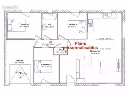 maison 5 pièces 82 m²
