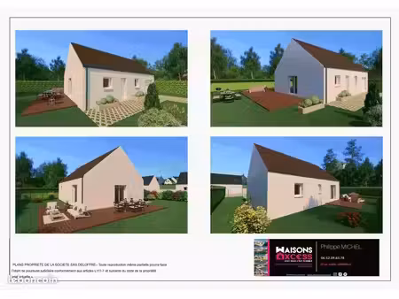 maison 4 pièces 70 m²