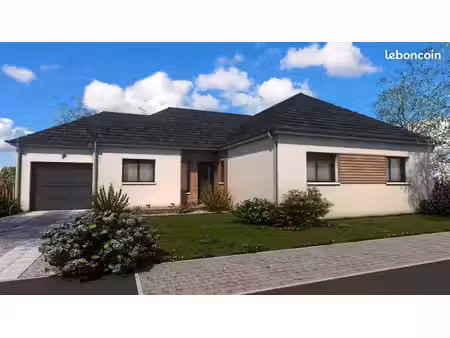 projet de construction d'une maison 110.01 m² avec terrain à puits-la-vallee (60)