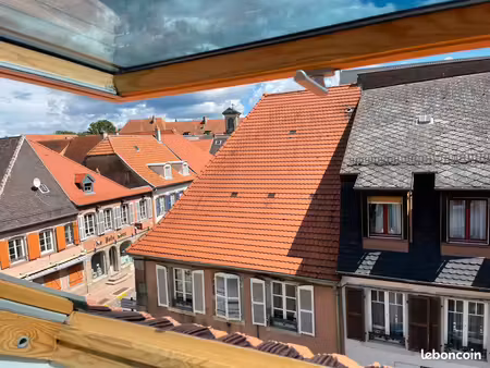 coup de coeur  loue mignon studio meublé  niché entre ciel et terre  dans un immeuble clas