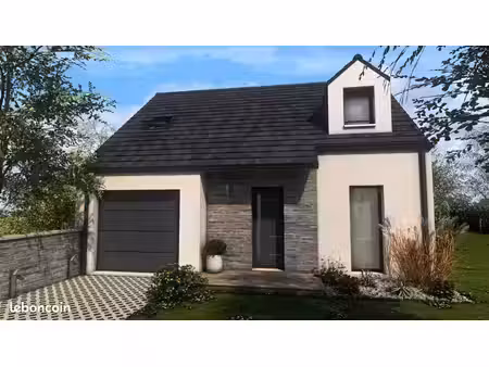 projet de construction d'une maison 90 m² avec terrain à saintines (60)
