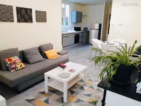 appartement t2 de 45 m² – plateau central – vendu meublé