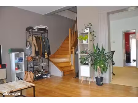 à vendre – duplex t3 lumineux – 97 m² – la madeleine