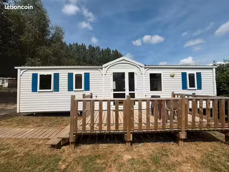 mobilhome à vendre dans camping ouvert à l'année