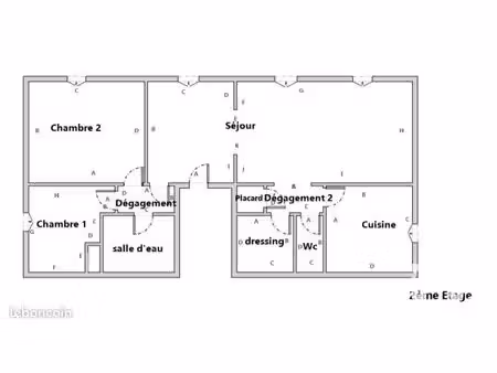 appartement 3 pièces 79 m²