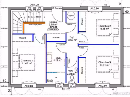 projet de construction d'une maison 98 m² avec terrain à saint-pee-sur-nivelle (64)