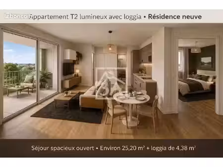 appartement 2 pièces 50 m²