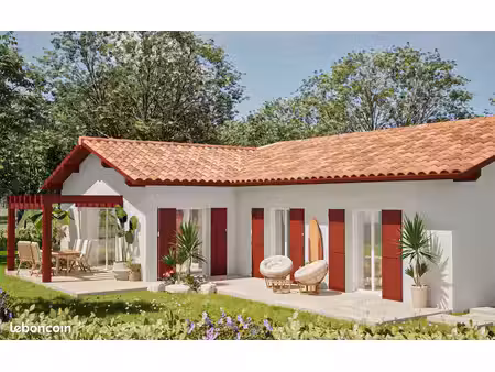 projet de construction d'une maison 114 m² avec terrain à jatxou (64)