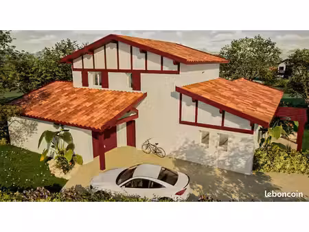 projet de construction d'une maison 126.08 m² avec terrain à ahetze (64)