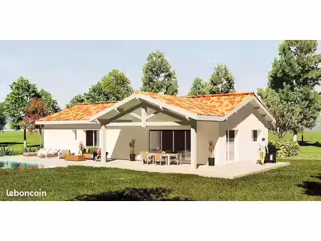 projet de construction d'une maison 127.59 m² avec terrain à biarritz (64)