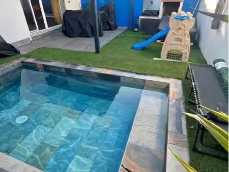 maison rénovée avec piscine