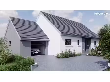 maison plain pied sur mesure de 90m² avec son garage accolé certifiée nf hqe