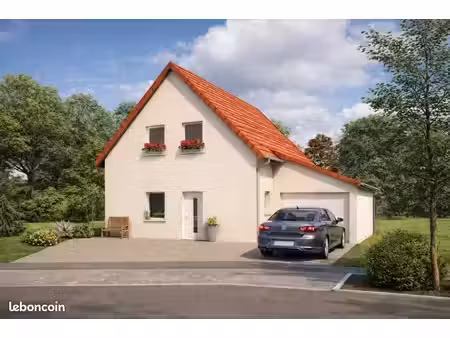 projet de construction d'une maison 107.25 m² avec terrain à lampertsloch (67)