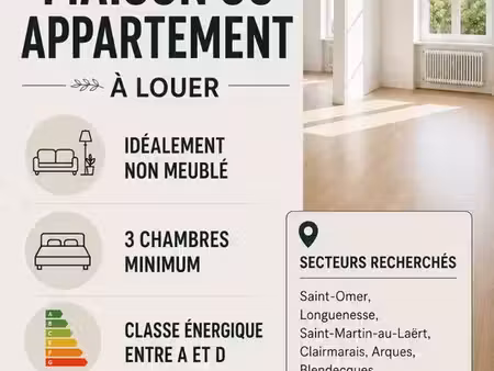 location maison ou appartement