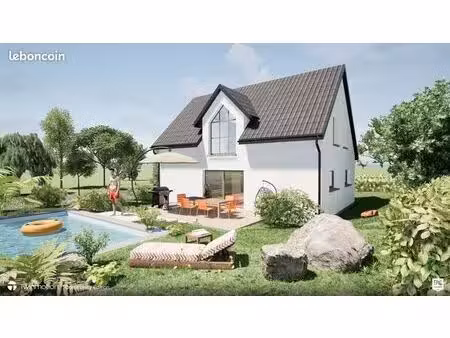 nouveau très beau terrain + maison neuve de 114m² avec 4 chambres dont une au rez de chaus