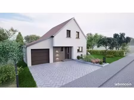 maison neuve de 100m² sur un terrain de 4.52 ares