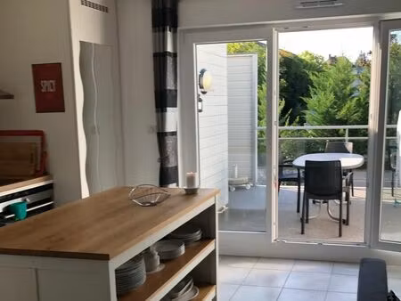 f3 meublé parking + garage + terrasse illkirch sud